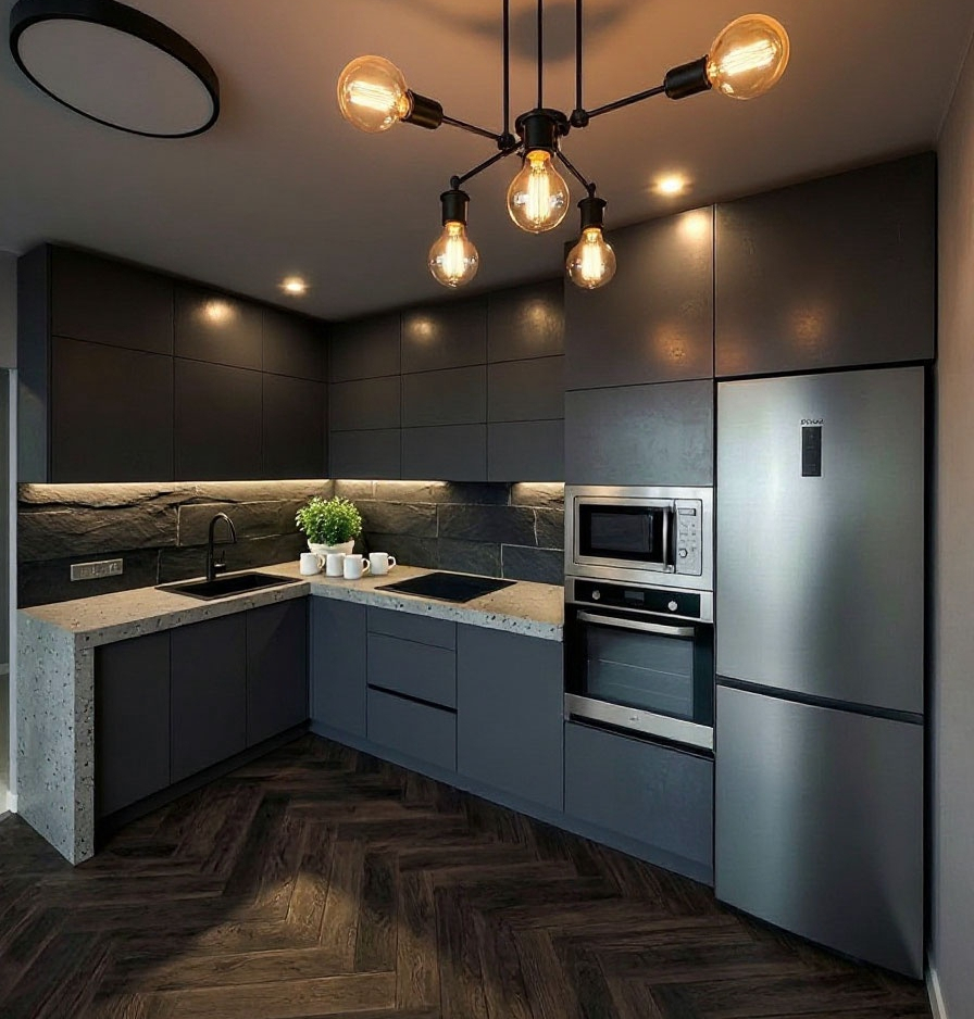 Фото готовой кухни